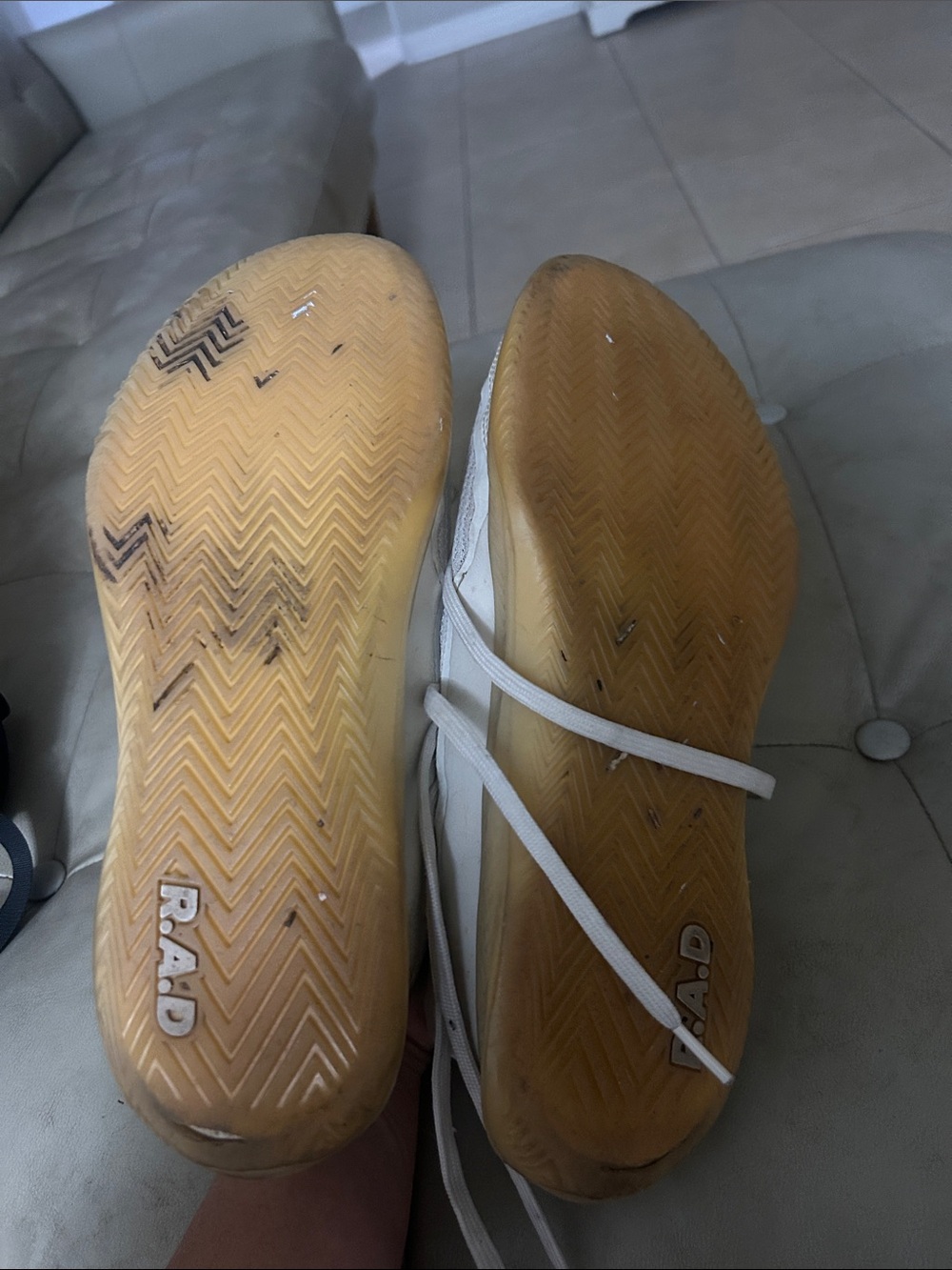 Men's White RAD shoes - Picture 5 of 5